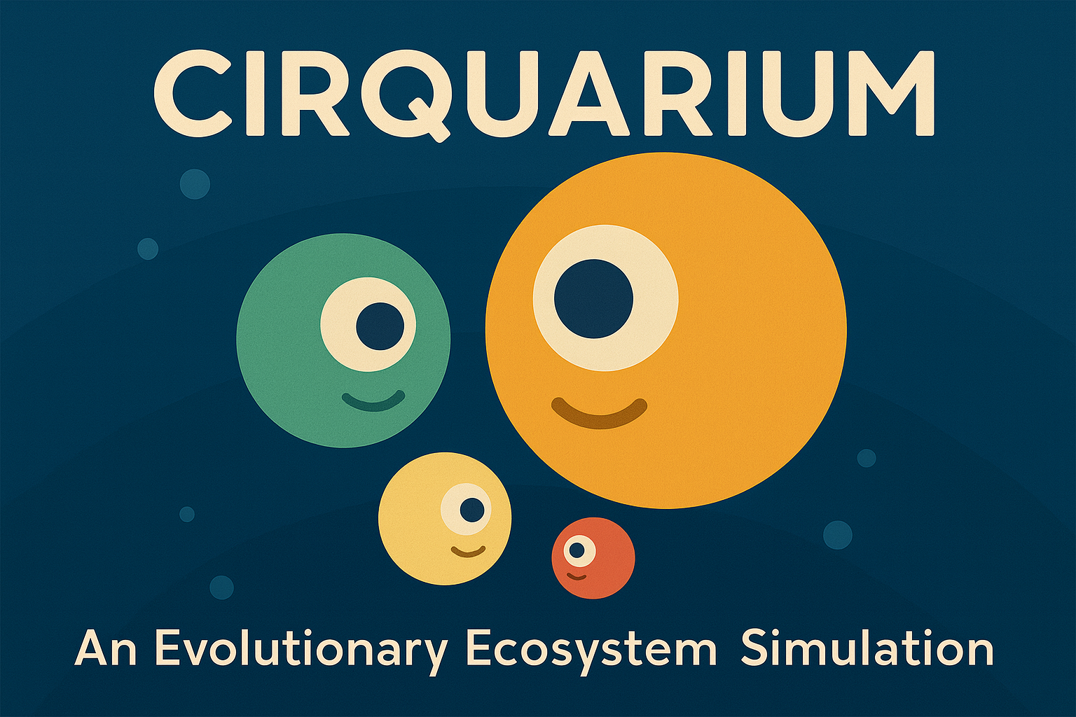 Cirquarium - An evolutionary ecosystem simulation 미리보기 이미지